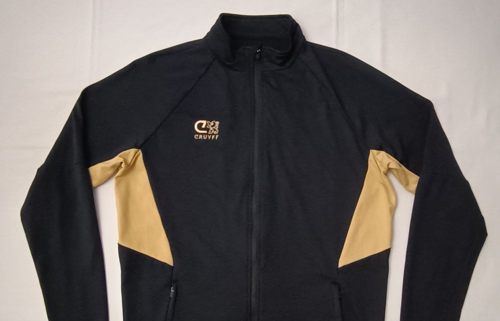 Cruyff Tech Turn Sweatshirt оригинално горнище S черен суичър горно горница