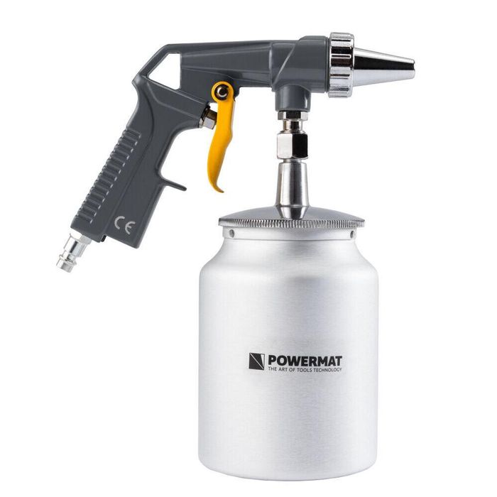 Pistol pentru sablare cu rezervor 1000ml, duza 6mm, Powermar