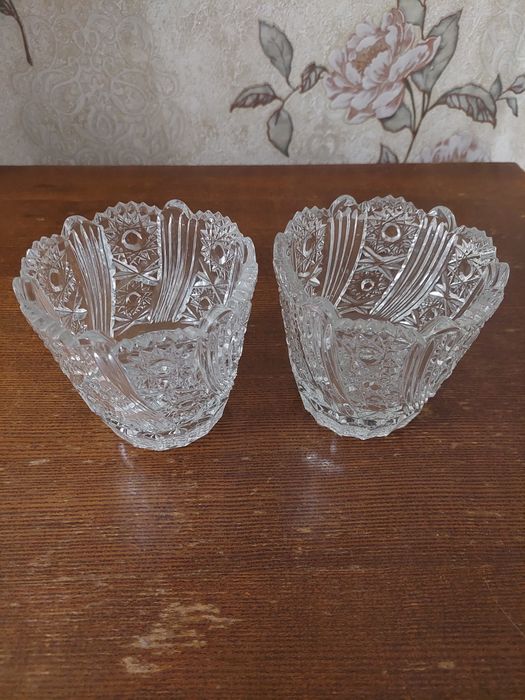 Конфетница хрустальная