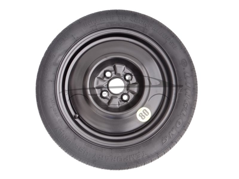 Нова резервна гума патерица за KIA, SUZUKI, HYUNDAI, TOYOTA 125/80R15 4x100x54,1