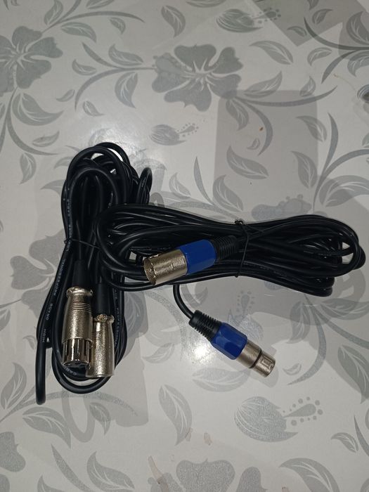 Аудиокабель XLR/XLR,  черный колонка учун