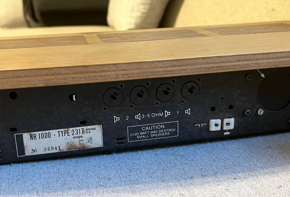 Amplificator cu Tuner Bang Olufsen Beomaster 1000 - colectie anii 60