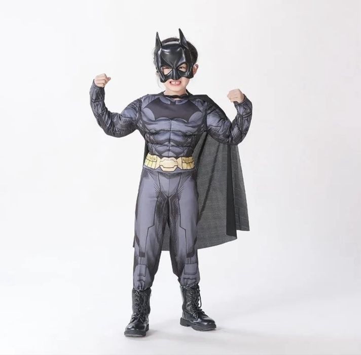 Детски костюм на Батман с мускули и маска, Batman