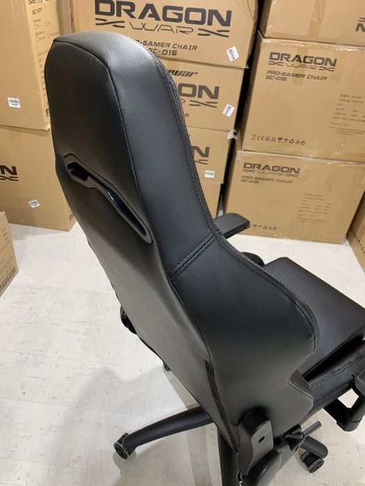 Геймърски стол от естествена кожа с 2г Гаранция и безплатна доставка