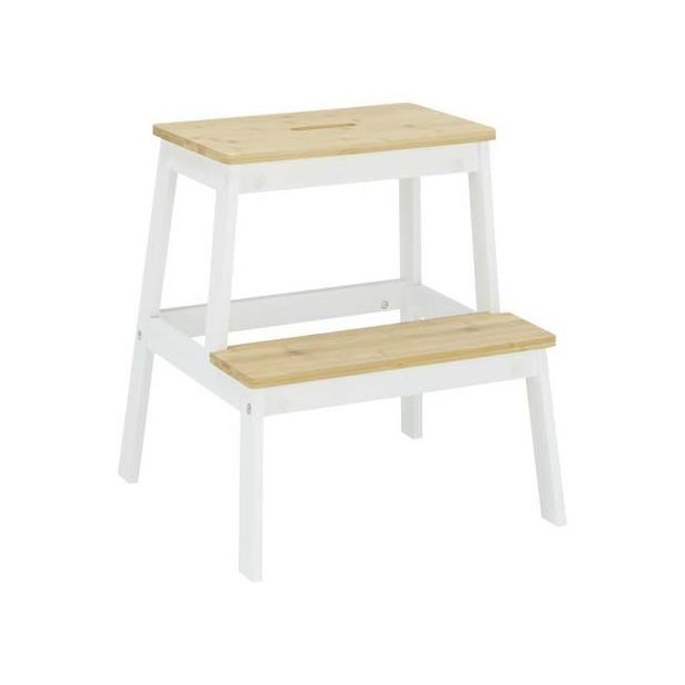 Помощна стълба от МДФ и бамбук