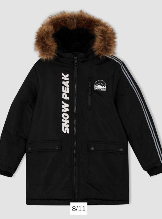 Парка с мехом 12-14 лет