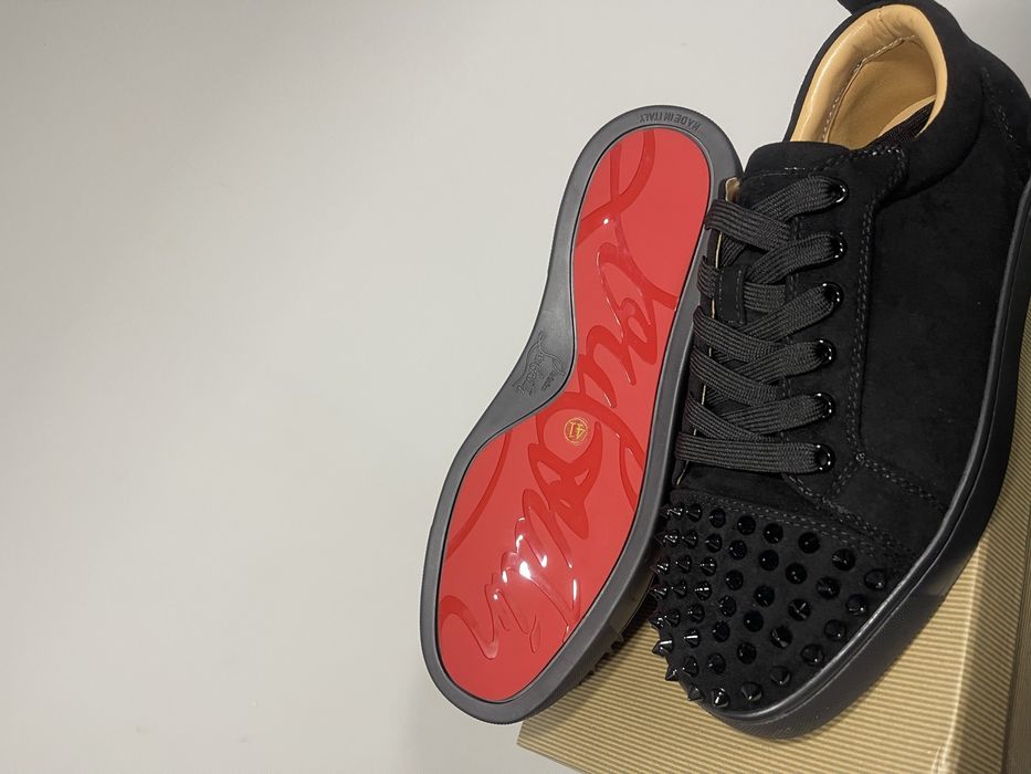Christian Louboutin Low Black Spikes
