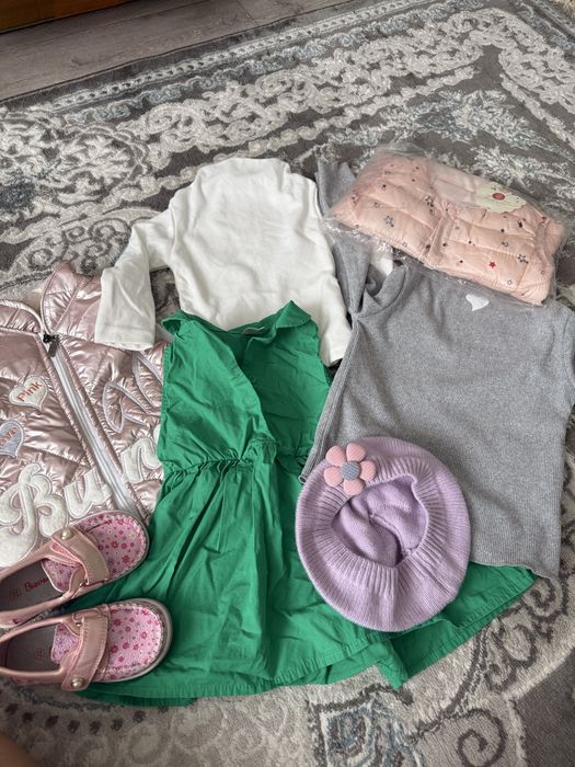 Пакет новой детской одежды для девочки