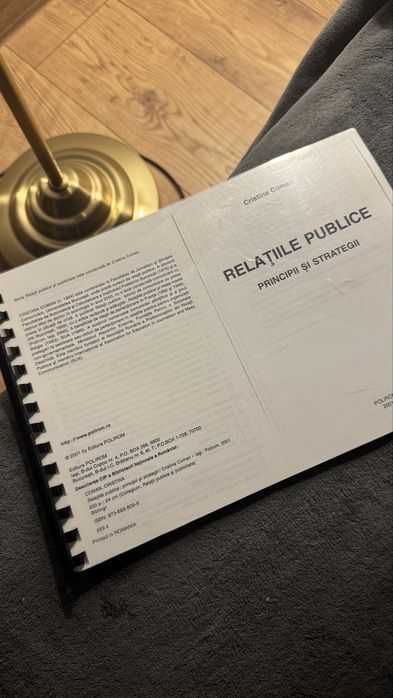 DONEZ Relatiile publice - Principii si strategii de Cristina Coman