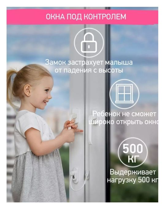 Защитные тросики на окна двери.