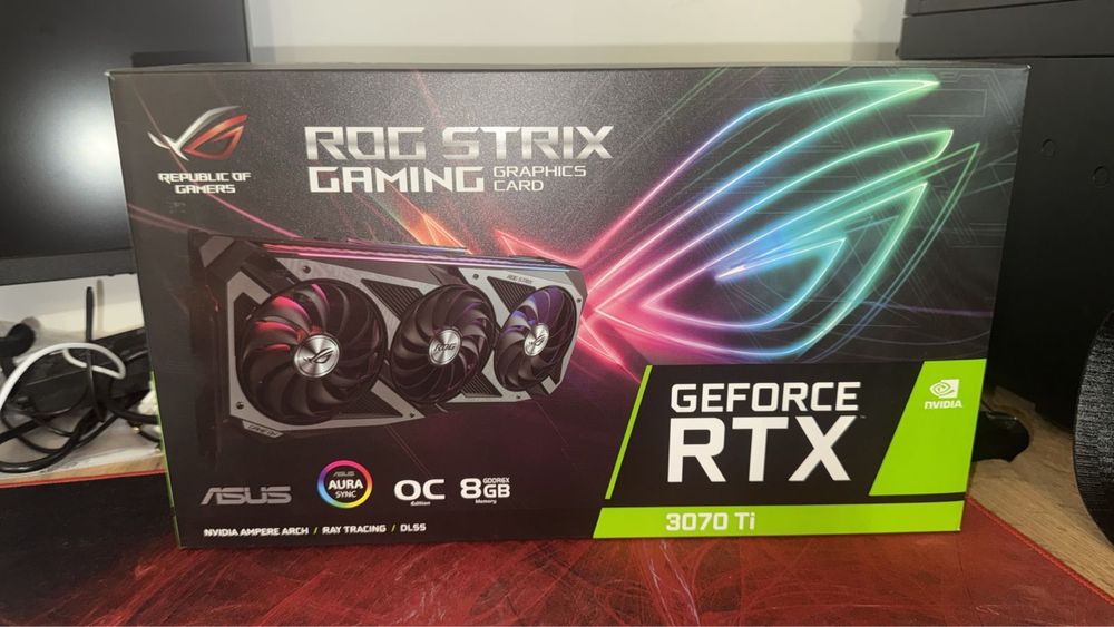 Продам видеокарту ASUS ROG STRIX GAMING RTX 3070Ti