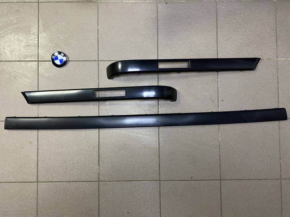 Бампер накладка решетка туманка БМВ Е34