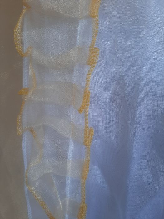 Тюль органза белая. 2.30/4.00.