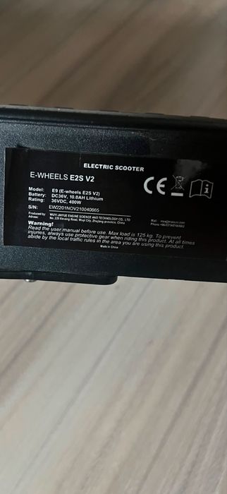 Trotineta E-WHEELS  E2S