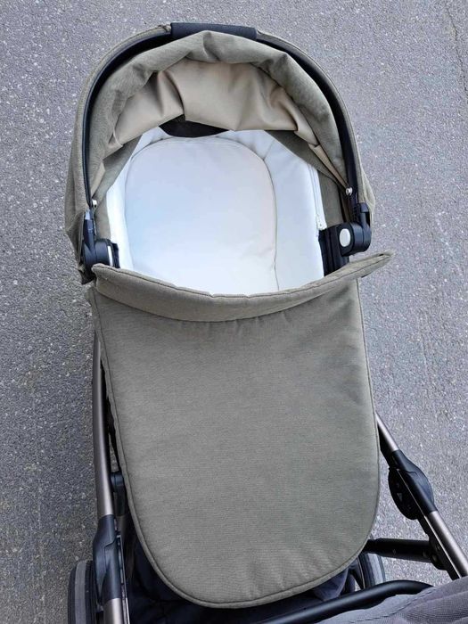 Cybex Бебешка количка Gazelle S Stone Grey близнаци + 2бр летни коша