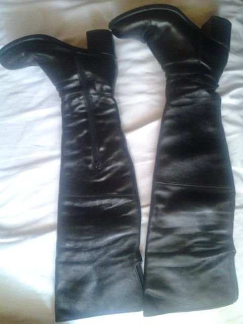 cizme inalte din piele marime 37