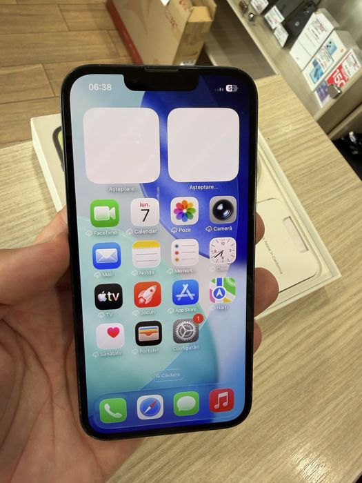 Telefon iphone 14 128gb black, garantie