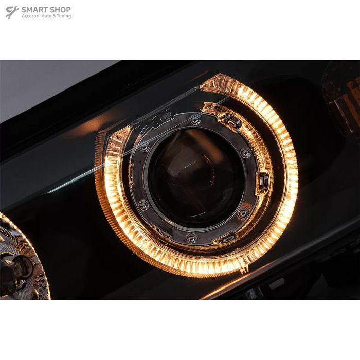 Faruri Angel Eyes BMW Seria 5 E39 (1995-2000) Angel Eyes Negru