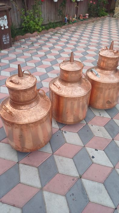 Cazane tuica de cupru și inox