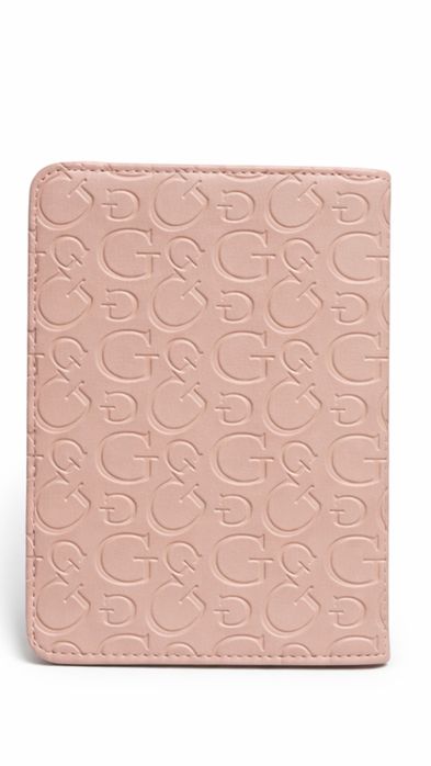 GUESS калъф за паспорт – чисто нов, розов G Cube