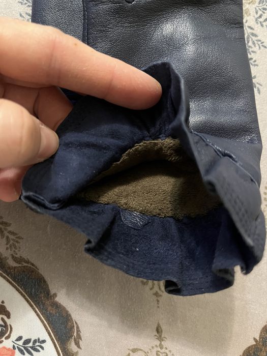 Перчатки кожаные