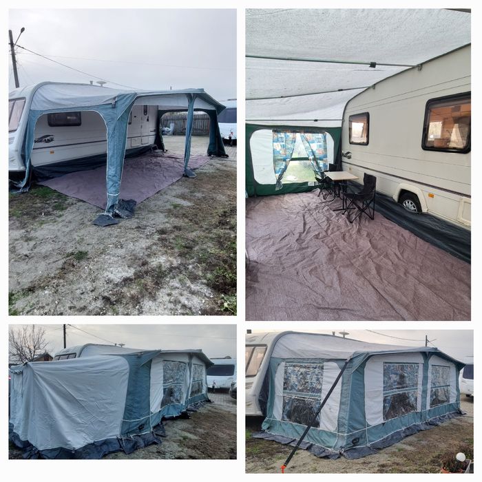 Rulota Bailey 2005, 3 spatii dormit- 6 persoane- Cort mare cu anexa