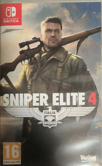 Joc Nintendo switch Sniper elite 4 ,  carcasa + card