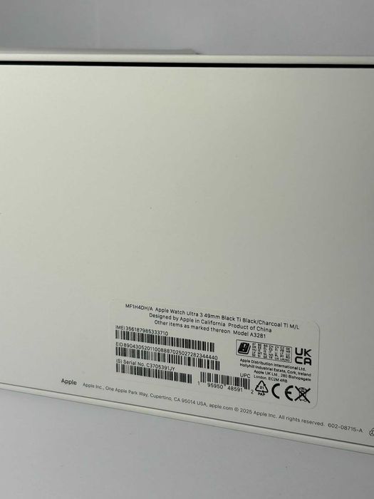 Apple Watch Ultra 3 49mm – Model A3281 – Ca Nou – FullBox