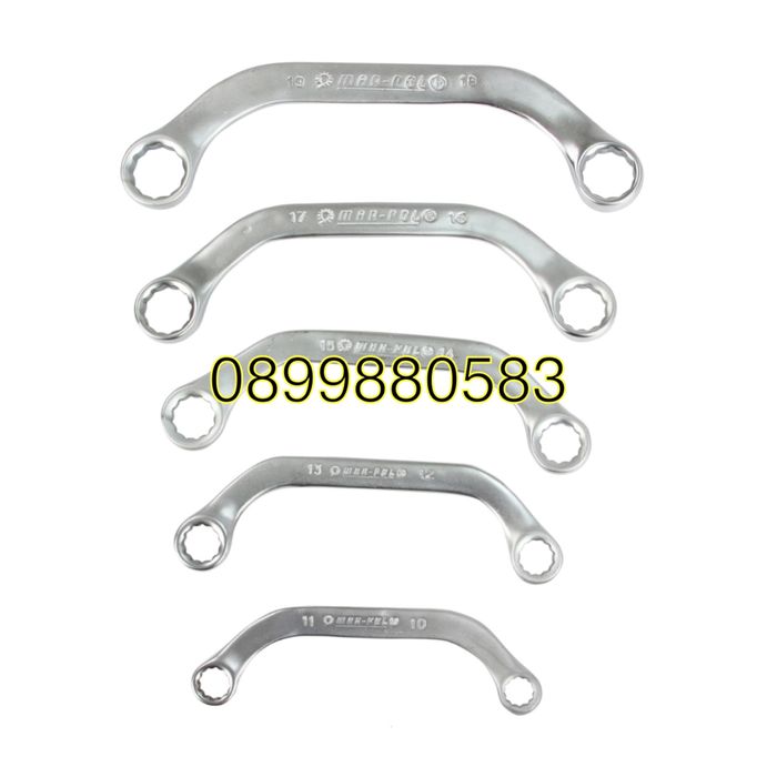 Комплект ключове С-образни 5 части Mar-Pol