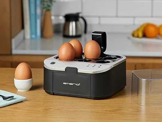EMERIO Говореща яйцеварка Sieger EB-123177.1 три нива на готвене