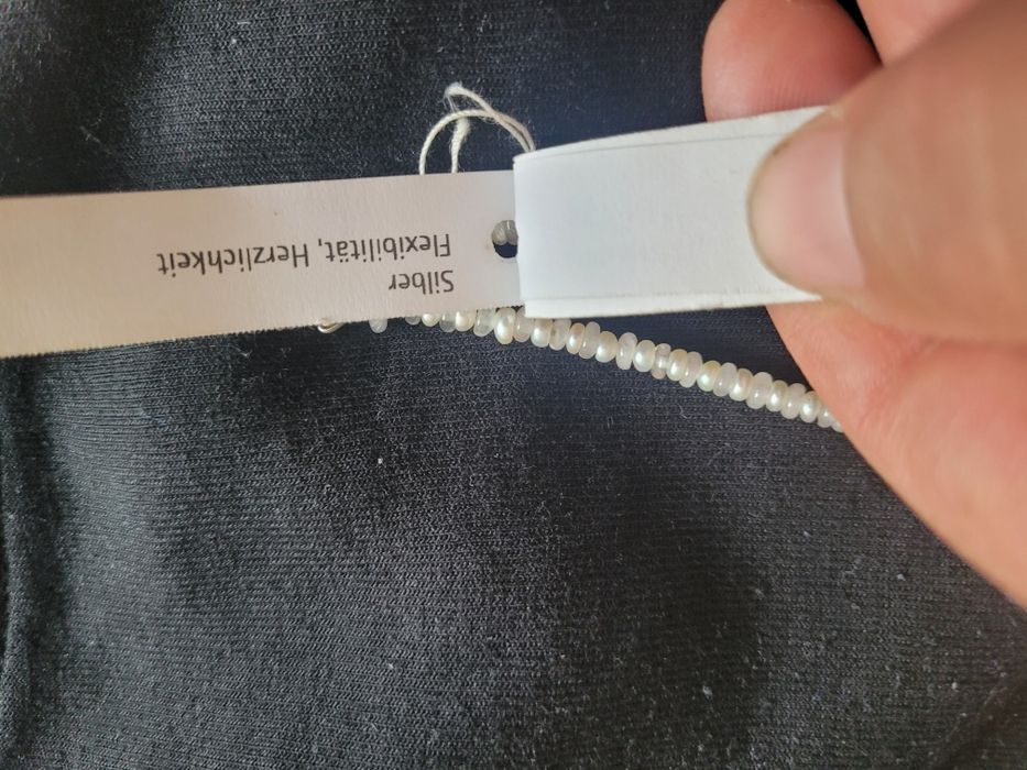 Колие с естествени кристали