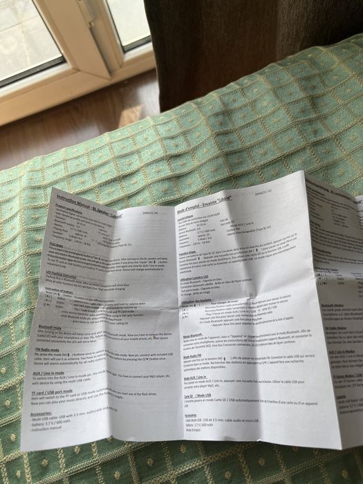 Bluetooth колонка CUBOID красный