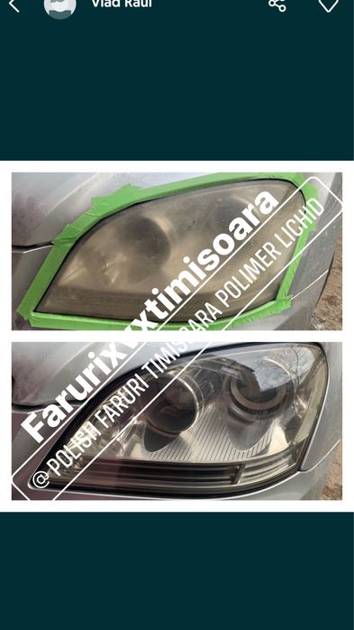Polish Auto/Polish Faruri prin polimerizare Folii ppf