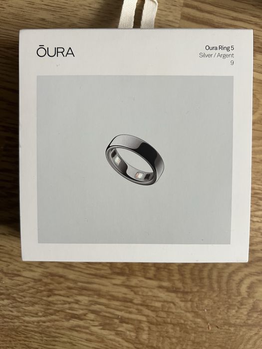 Oura Ring 5 Silver  marimea 9