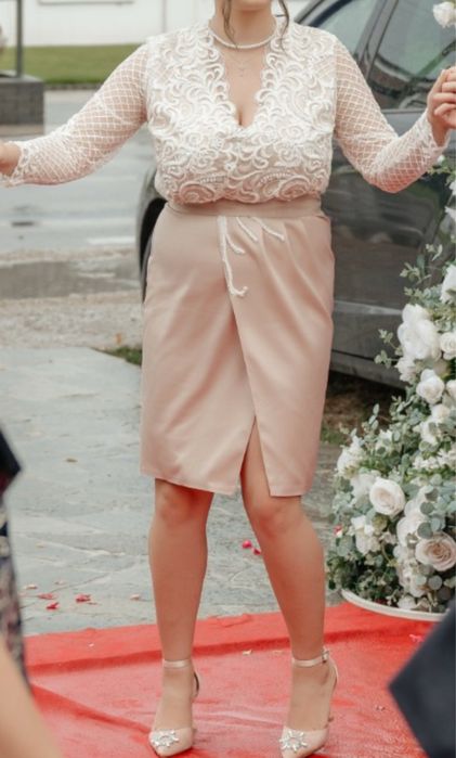 Rochie stare civilă/nașă, mărimea 42.