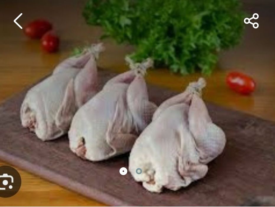 Перепела мясо тушки