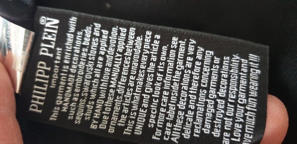 Philipp Plein Leather Womens Vest Size S / ОРИГИНАЛ! Дамски Кожен Елек