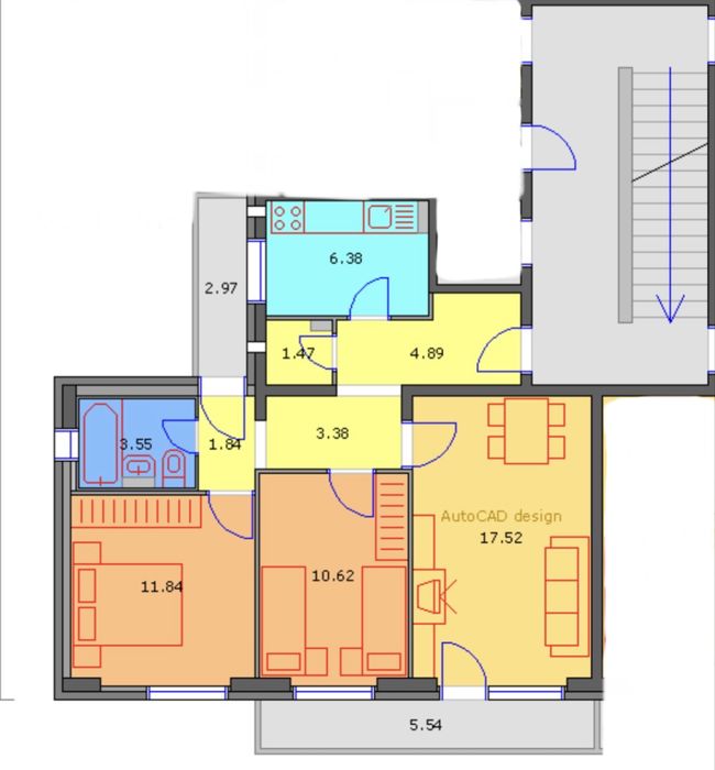 Apartament 3 camere | Renovat | Etaj 1 | Investitie |