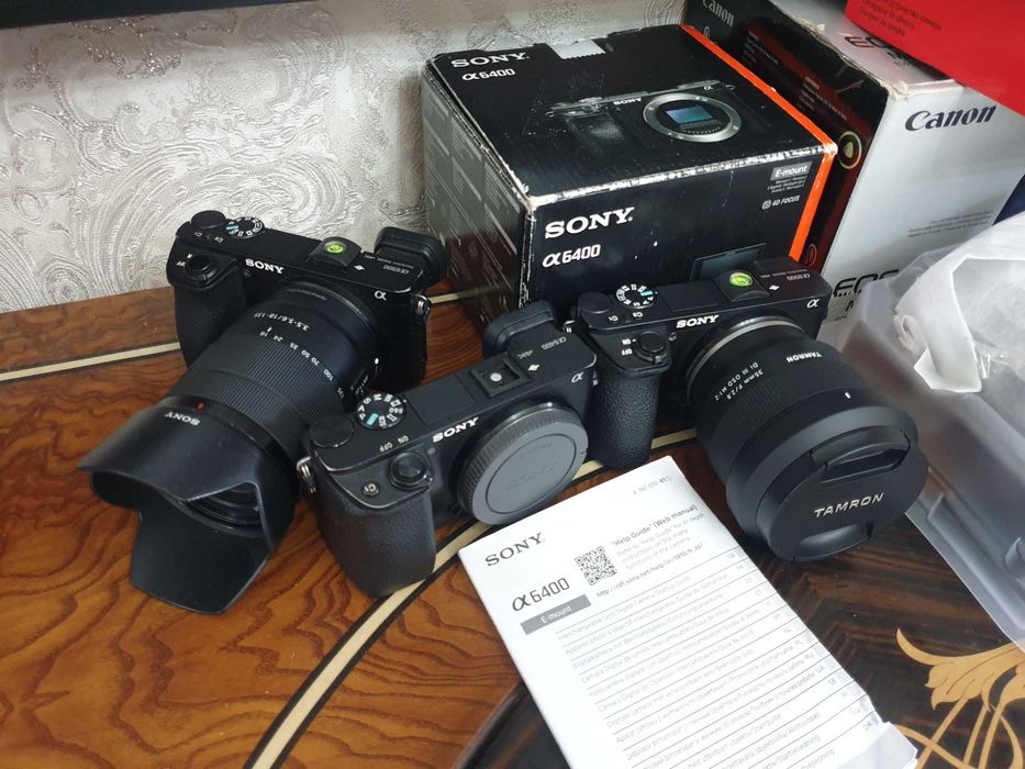 Сони 6500 боди.Упаковка два аккум.в идеале