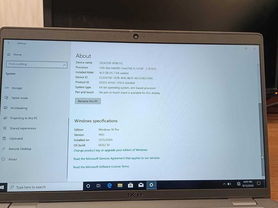 Dell Latitude 5440 i5-1350P 16GB 512GB SSD FHD – Garanție 24 Luni