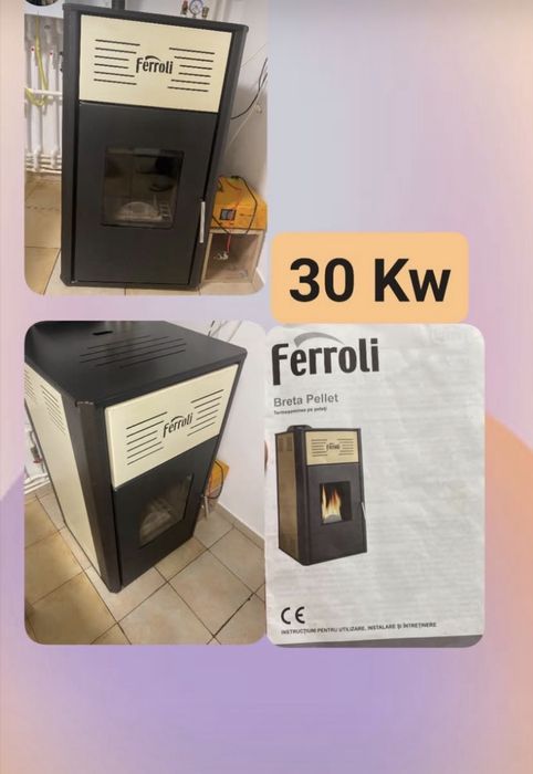 Termoșemineu Ferroli 30KW