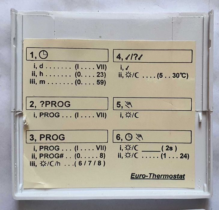 Termostat electronic programabil
