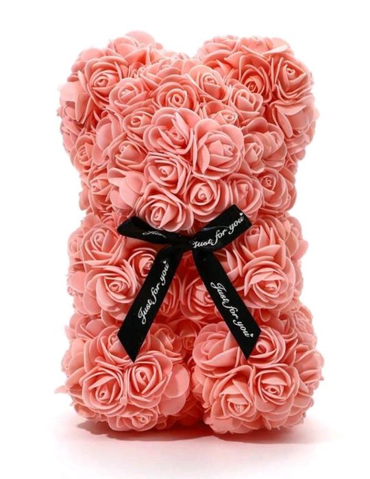 Мече от рози за Цветница, 8 март, 14 февруари, рождени дни, имени дни