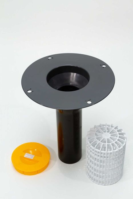 Воронка кровельная - V-PVC слив для кровли (Россия) 110*450