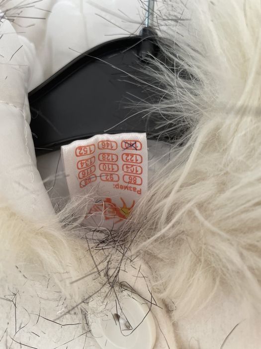 Детcко зимно пaлто c кaчулкa cъc зимнa кaртинкa зa момиче 140 cм. 10 г