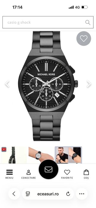 Ceas barbatesc Michael Kors Lennox Chronograph NOU SIGILAT