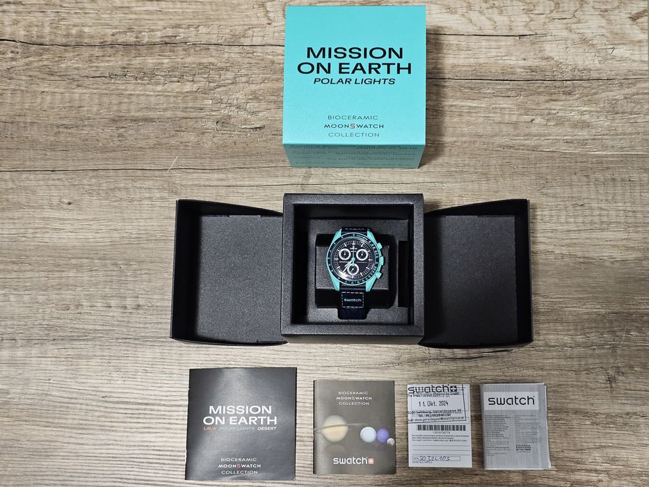 Omega X Swatch Mission on Earth - Polar Lights