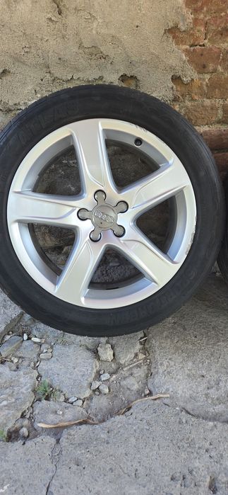 AUDU А6 , Q3 и Q5 джанти със летнии гуми 235/55/18 8J ET41 5x112 цо66,