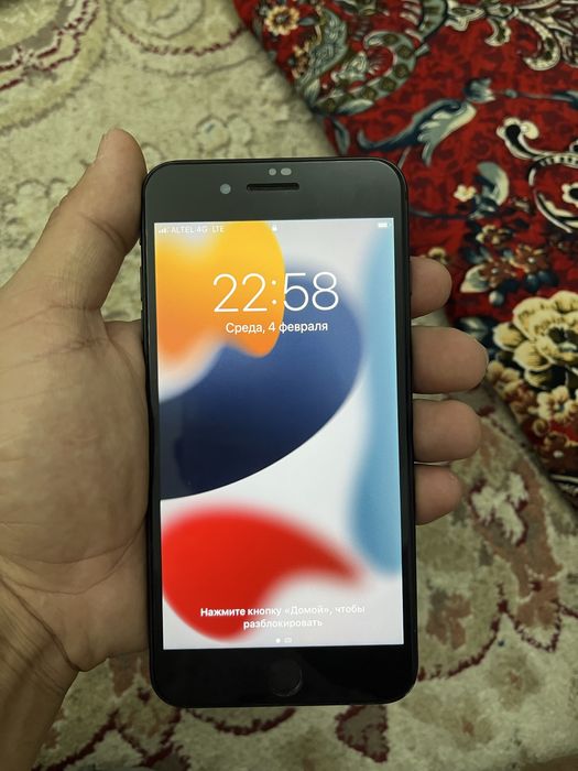 Айфон 7+ қара тусті