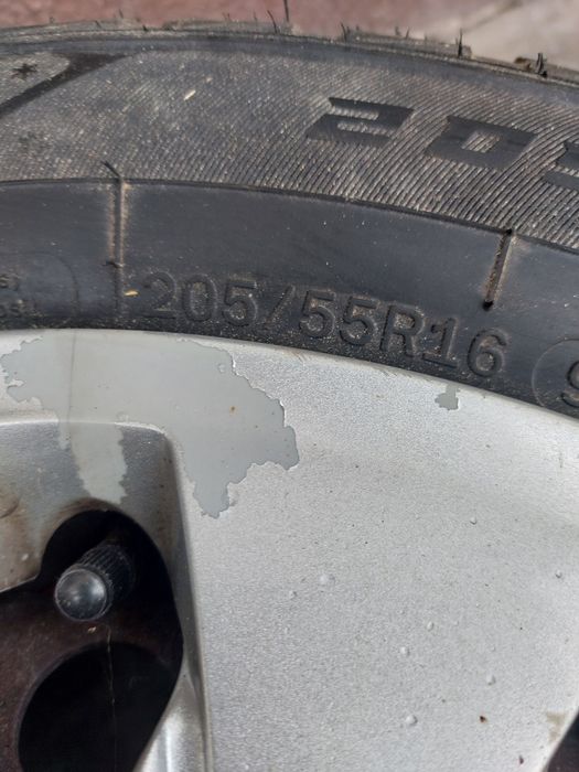 Jante tablă cu anvelope iarnă noi